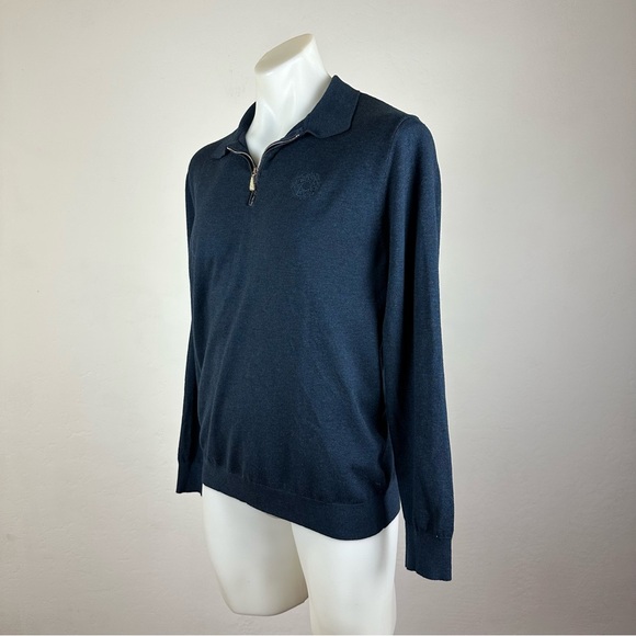 Johnny Manglani Cashmere Quarter-Zip Sweater - Picture 9 of 10